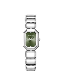 Giordano - Women Crystal Hour Markers Green Dial Octagon Analog Watch - GZ-60103 (M)