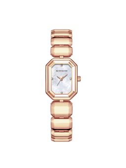 Giordano - Women Crystal Hour Markers Silver Dial Octagon Analog Watch - GZ-60103 (M)