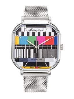 Mathey-Tissot - Men Monsoon Square Multi-Color Dial Square Analog Watch - H7917TV (M)