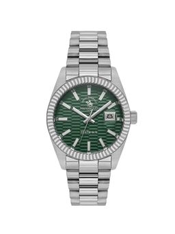 Santa Barbara Polo & Racquet Club - Men Quartz Green Dial Round Analog Watch - SB.1.10626-4 (M)