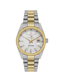 Santa Barbara Polo & Racquet Club - Men Quartz Silver Dial Round Analog Watch - SB.1.10626-5 (M)