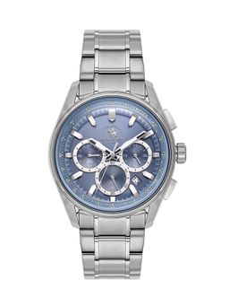 Santa Barbara Polo & Racquet Club - Men Quartz Blue Dial Round Analog Watch - SB.1.10634-6 (M)
