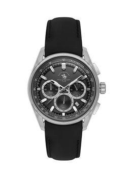 Santa Barbara Polo & Racquet Club - Men Quartz Black Dial Round Analog Watch - SB.1.10635-2 (M)