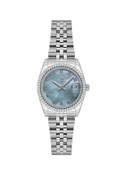 Santa Barbara Polo & Racquet Club - Women Quartz Blue Dial Round Analog Watch - SB.4.10016-2 (M)