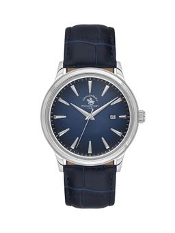 Santa Barbara Polo & Racquet Club - Men Quartz Blue Dial Round Analog Watch - SB.4.10022-3 (M)