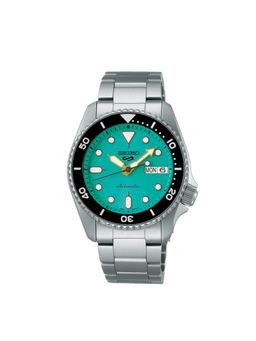 SEIKO - Men 5 Sports Teal Dial Round Analog Watch - SRPK33K1 (M)