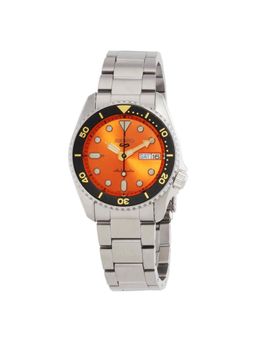 SEIKO - Men 5 Sports Orange Dial Round Analog Watch - SRPK35K1 (M)