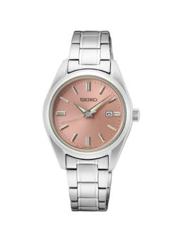 SEIKO - Men Solar Dress Pink Dial Round Analog Watch - SUR523P1 (M)
