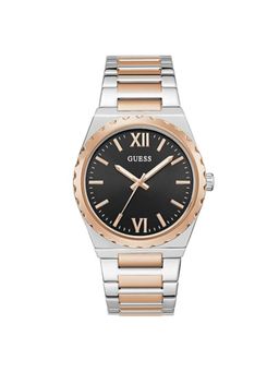 Guess - Men GD Central Black Dial Round Analog Watch - U1394G7M (M)