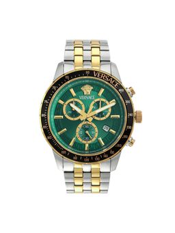 VERSACE - Men Sport Chronography Green Dial Round Analog Watch - VEZCA0524 (M)