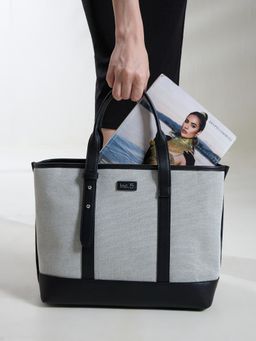 Inc.5 - Women Black-Off White Handbag