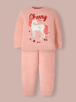 CHERRY CRUMBLE BY NITT HYMAN - Embroidered Sweatshirt and Joggers