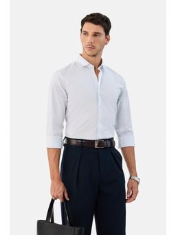 Snitch - Light Blue Stripes Full Sleeves Slim Formal Shirt