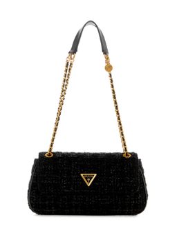 Guess - Giully Convertible X-Body Flap Closure Black Sling Bag