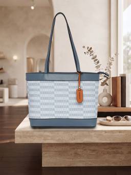 ESBEDA - Blue Business Class Signature Shoulder Bag