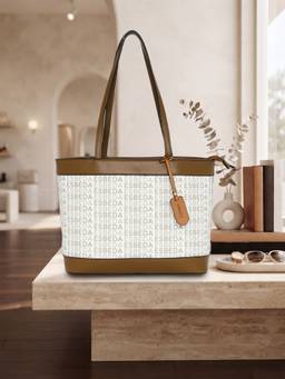 ESBEDA - Tan Business Class Signature Shoulder Bag