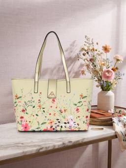ESBEDA - Yellow Serenade Floral Shoulder Bag