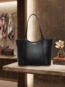 ESBEDA - Black Executive Dual-Tone Shoulder Bag