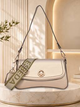 ESBEDA - Gold Sarah Shoulder Bag With Detachable Strap