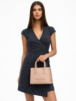 Superdry - Women's Akiho Tama Satchel With Detachable Strap - Beige