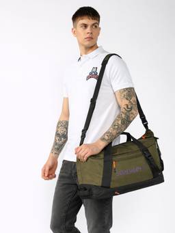 Superdry - Unisex Nomad Duffle Bag - Olive