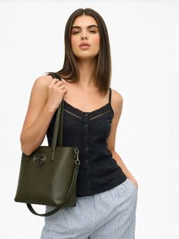 Superdry - Women's Reina Shoulder Bag With Detachable Strap - Olive