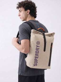 Superdry - Unisex Skyline Laptop Backpack - Beige