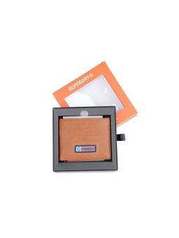 Superdry - Men's Tan Truro Zipper Coin Pocket Wallet