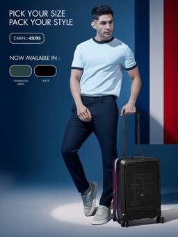 Tommy Hilfiger - Patrick Black Pc Cabin Luggage Bag