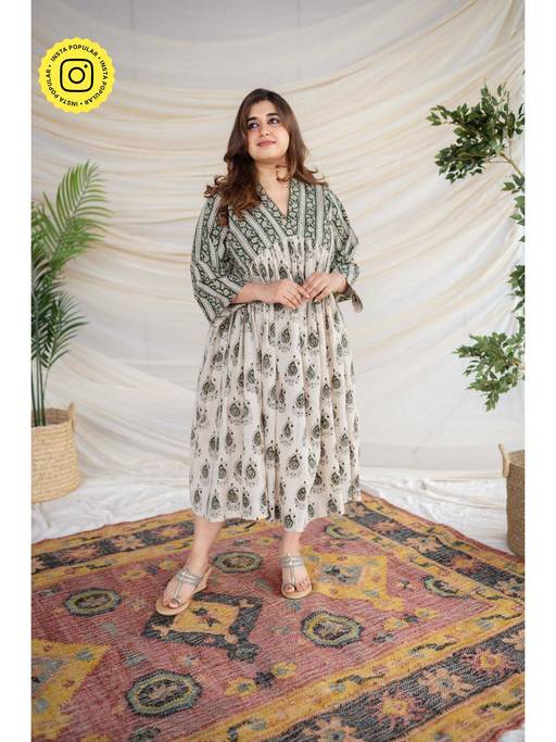 white cotton dress online india Buy The Indian Ethnic Co. Bagru Wedding gown Color:Bright Purple MARKDOWN The Lydia - Black