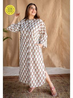 The Indian Ethnic Co. - Lounge Cotton Maxi Dress