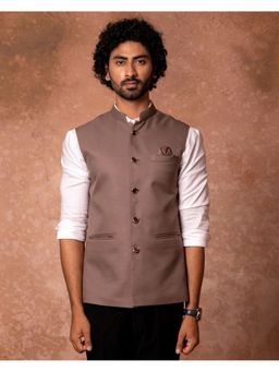 Lightpole - Taupe Classic Nehru Jacket