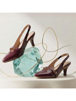 TRASE - Womens Maroon Stylish Heels