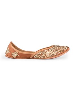 Desi Colour - The Mehar Collection Copper Rukhsar Aureo Juttis