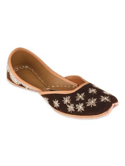Desi Colour - The Mehar Collection Brown Elara Brunelle Juttis