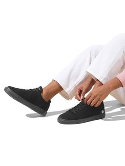 Neeman's - Womens Black Court Sneakers