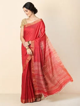 Fabindia - Silk Matka Woven Sari