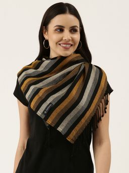 Pashmoda - Women Multicoloured Stripe Stole