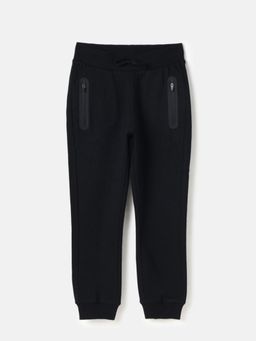 United Colors of Benetton - Black Solid Regular Fit Joggers