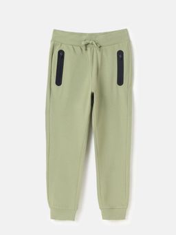 United Colors of Benetton - Olive Solid Regular Fit Joggers