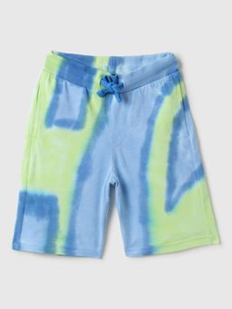 United Colors of Benetton - Green Printed Regular Fit Shorts