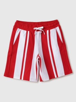 United Colors of Benetton - Red Stripes Regular Fit Shorts