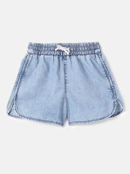 United Colors of Benetton - Blue Solid Regular Fit Shorts