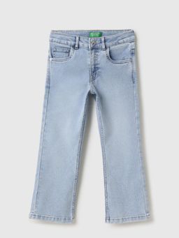 United Colors of Benetton - Blue Solid Bootcut Jeans
