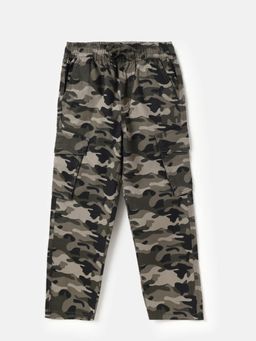 United Colors of Benetton - Khaki Camouflage Regular Fit Cargo Pant