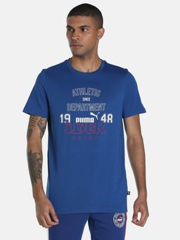 Puma - X1der Varsity Mens Blue T-shirt