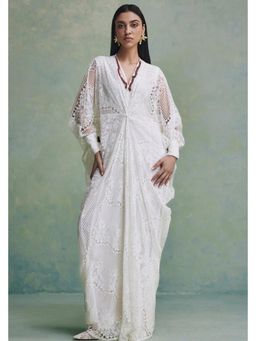 ZABELLA - White Desert Filigree Kaftan