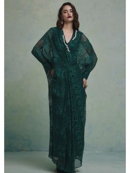 ZABELLA - Green Soraya Embellished Kaftan