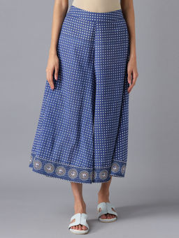Aurelia - Blue Printed Culottes