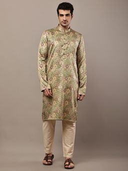 MULTI SHADES - Multi-Colour Regular Printed Kurta